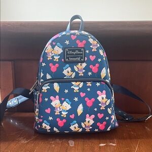Loungefly mini Backpack - Donald and Daisy Duck